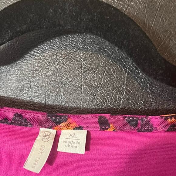 Cato Purple Animal Print Top Size XL‎ - Picture 7 of 9